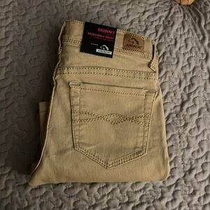 Jordache Jeans Skinny Jeans Girls Slim Regular Tan Pants Size 7S